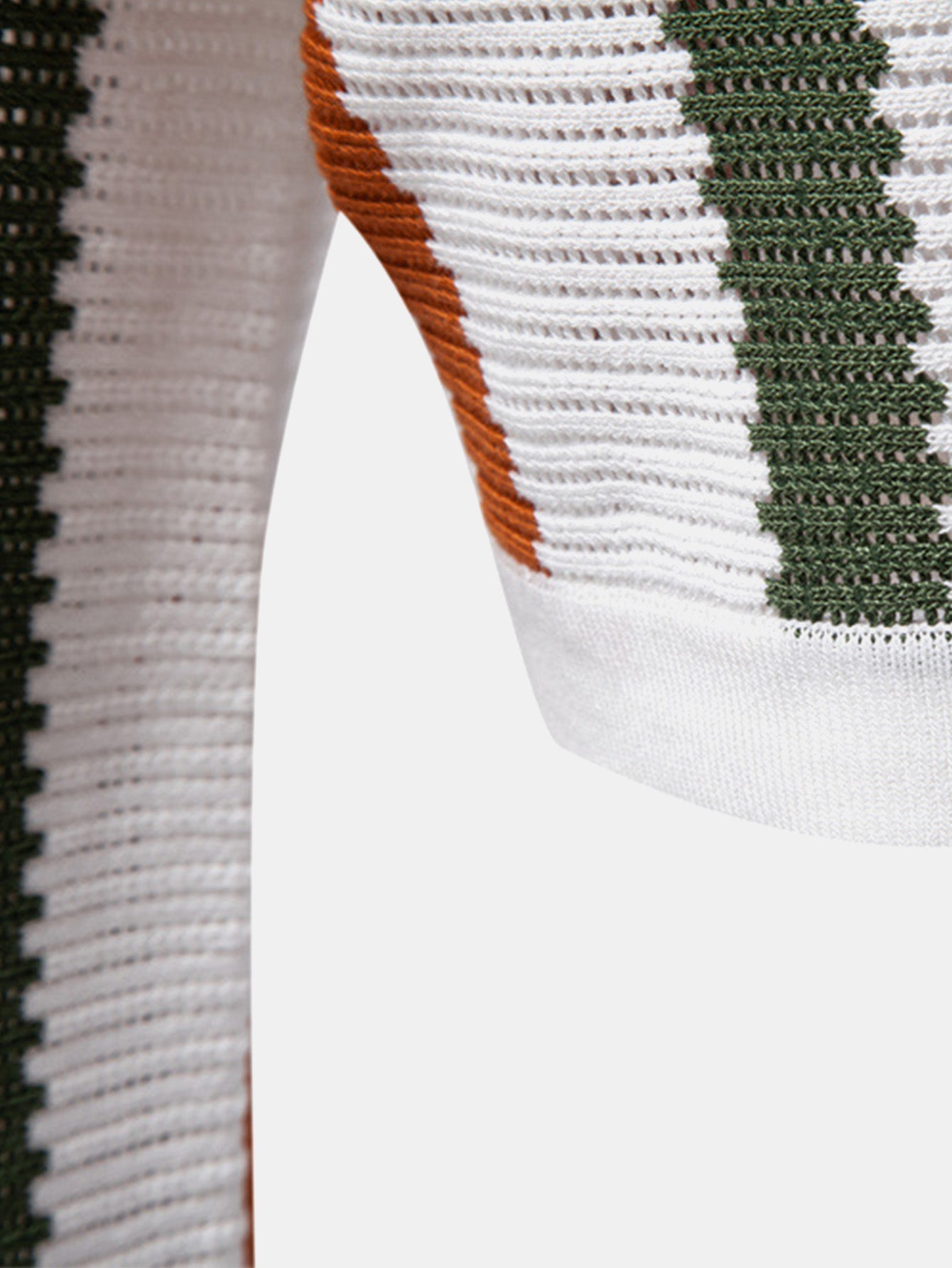 Liam – Striped Polo & Linen Pants Set