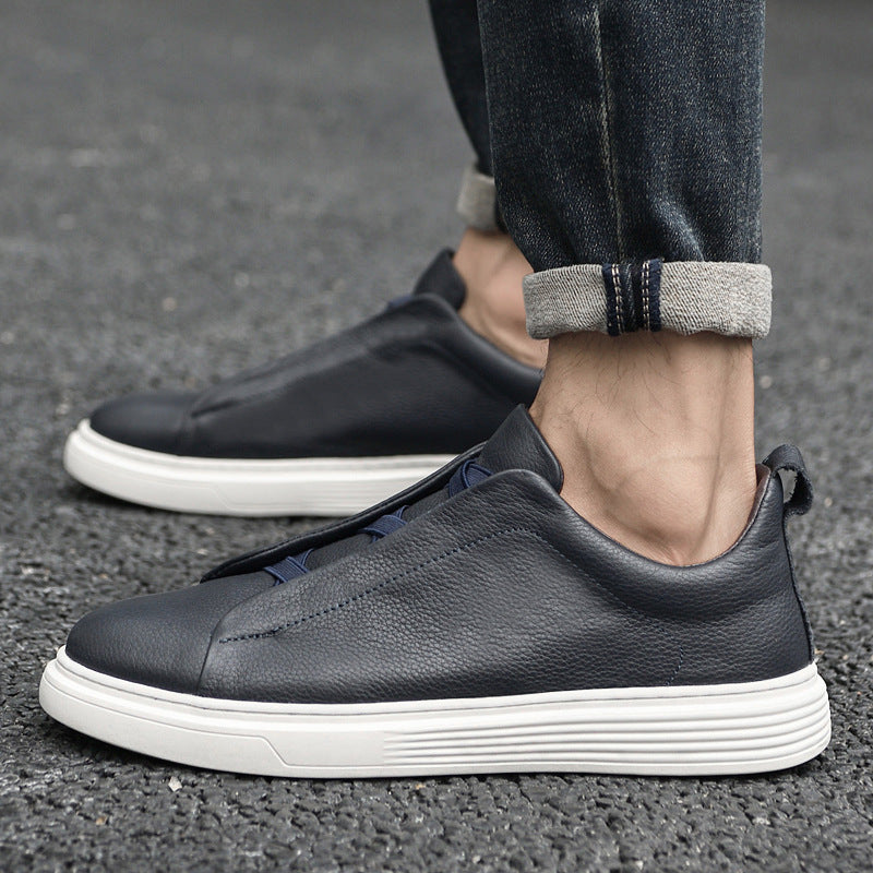 Vanguard – Genuine Leather Loop-Lace Sneakers