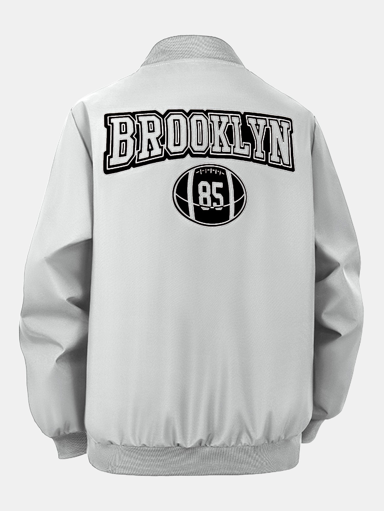 New York Brooklyn Rugby Print Jacket