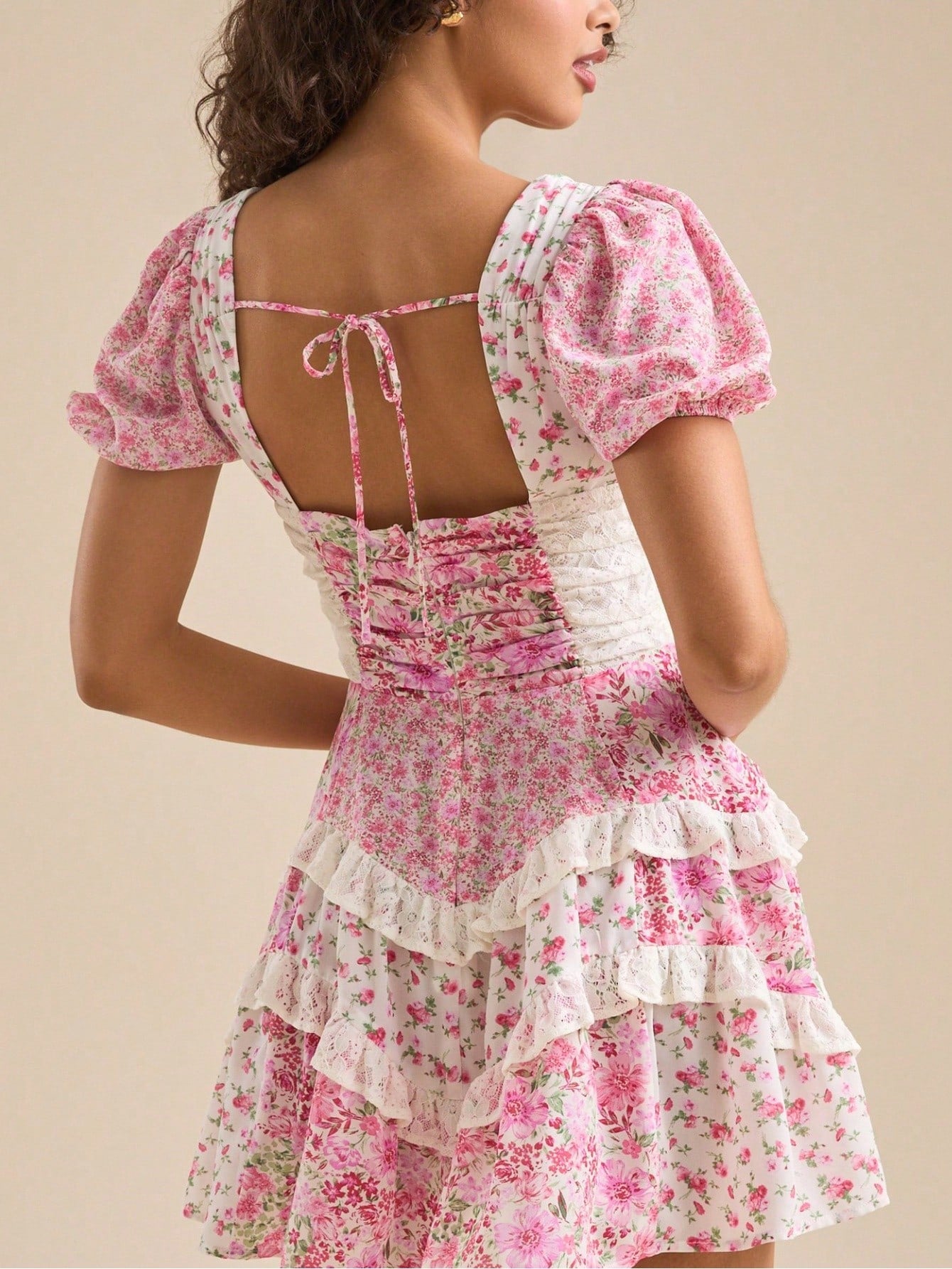 Aderny Floral Mini Dress