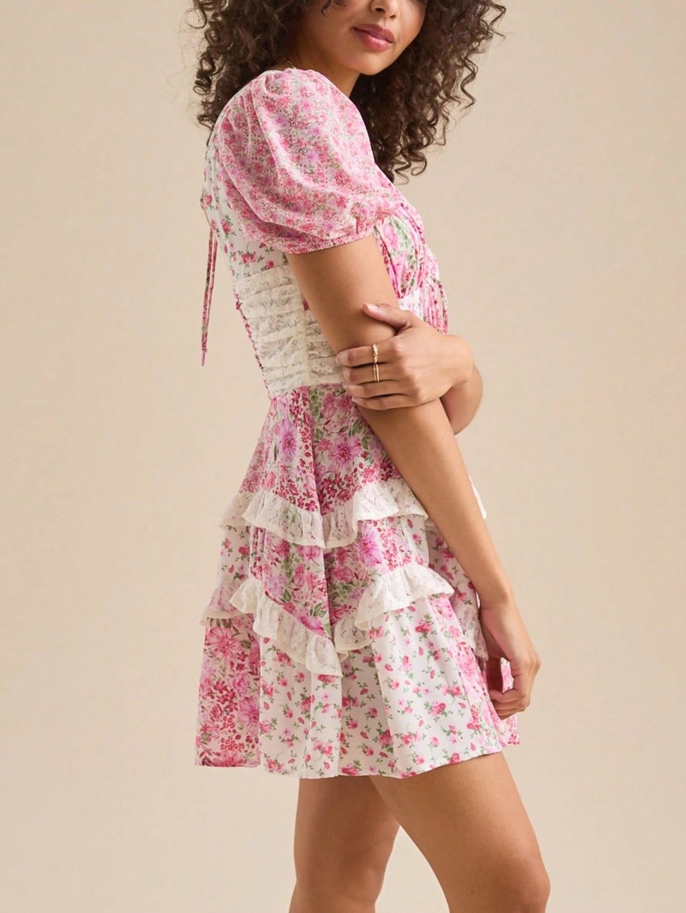 Aderny Floral Mini Dress