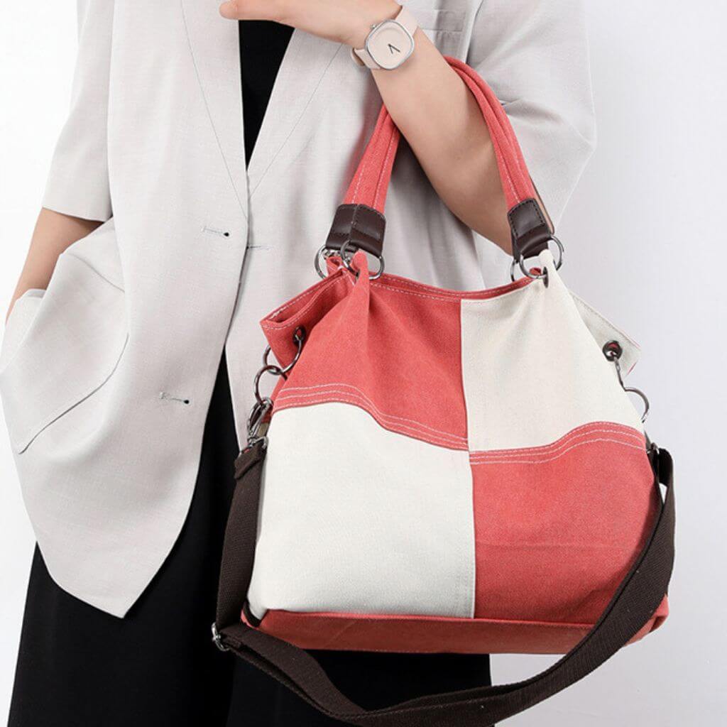 ColorWeave™ Canvas Shoulder Tote