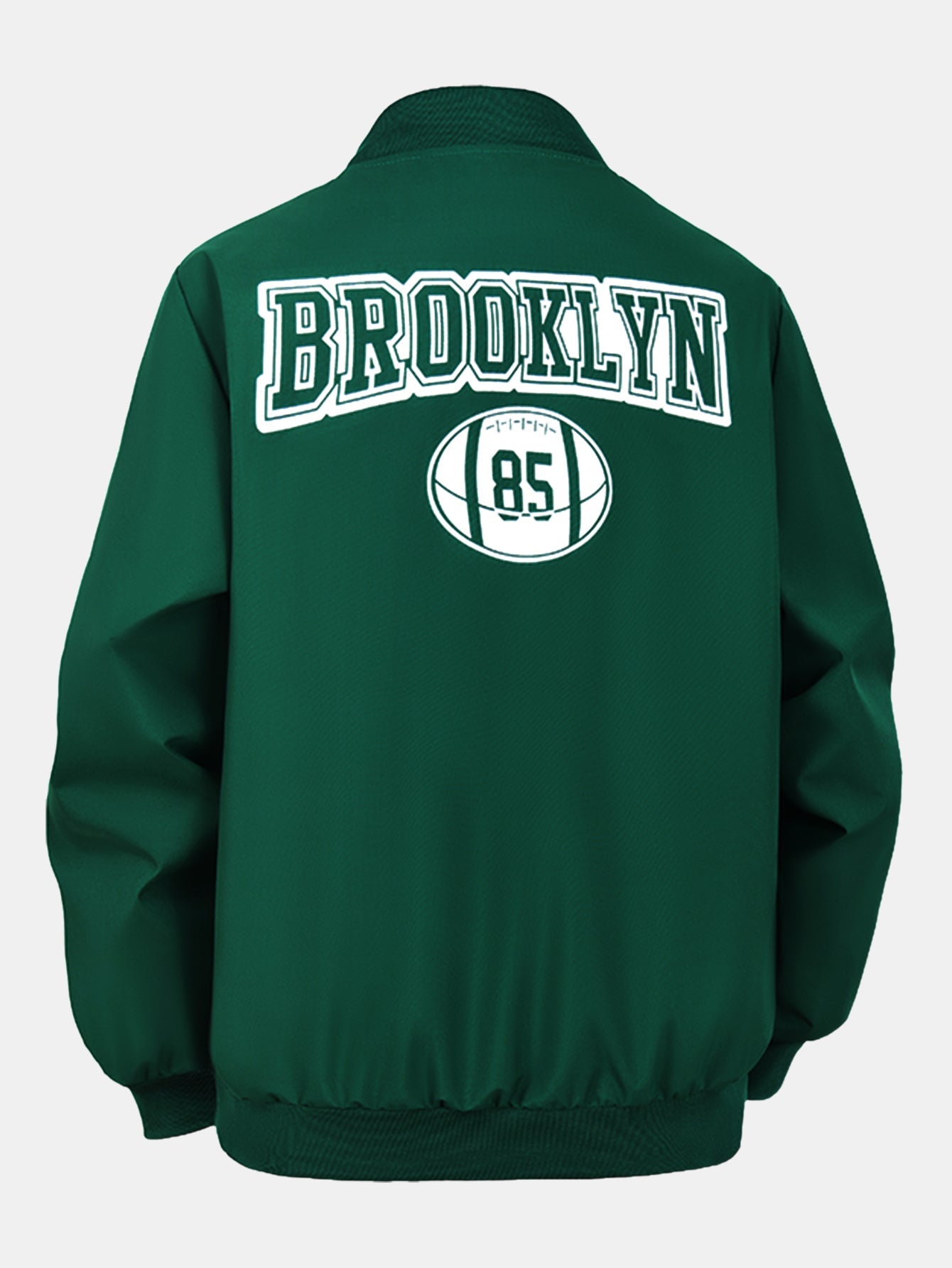 New York Brooklyn Rugby Print Jacket