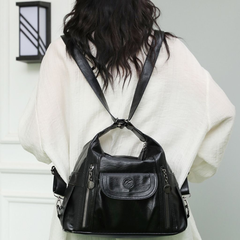 SeoulEase™ PU Shoulder Handbag