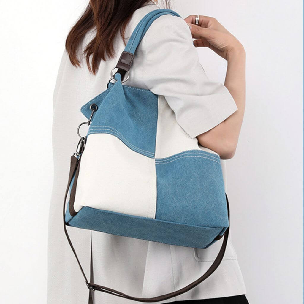 ColorWeave™ Canvas Shoulder Tote