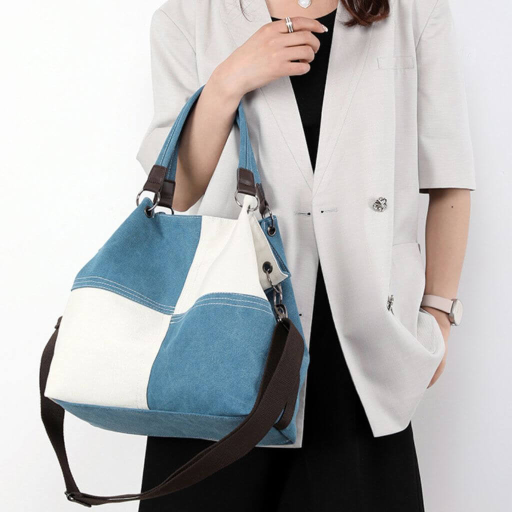ColorWeave™ Canvas Shoulder Tote
