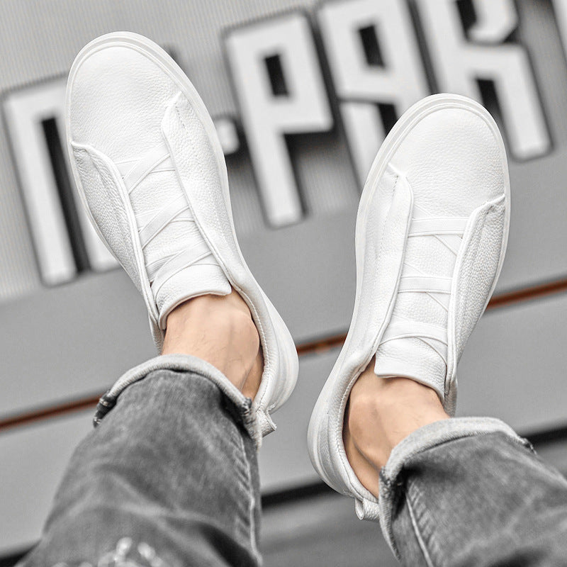 Vanguard – Genuine Leather Loop-Lace Sneakers