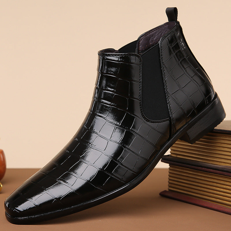 Crocodile Luxe Chelsea Boots