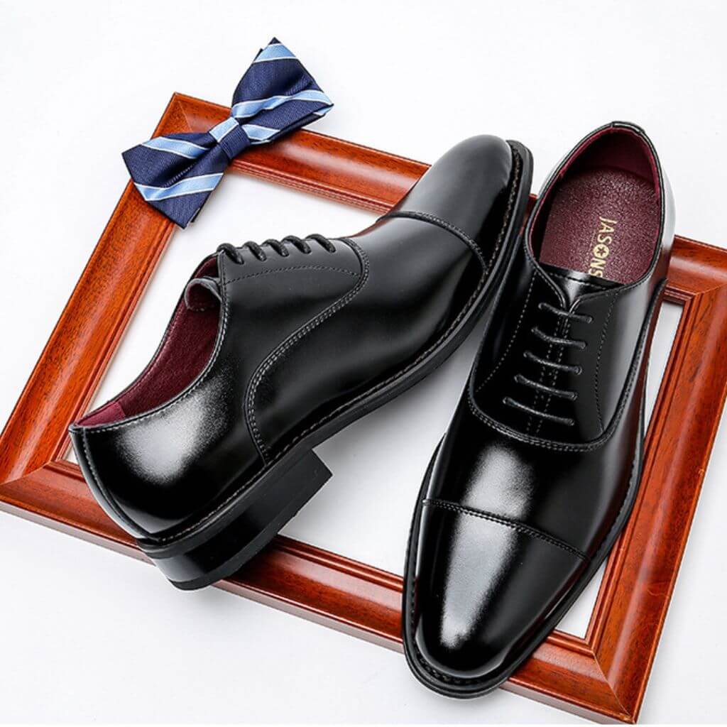 Elevare™ – British Oxford Height-Increase Leather Shoes