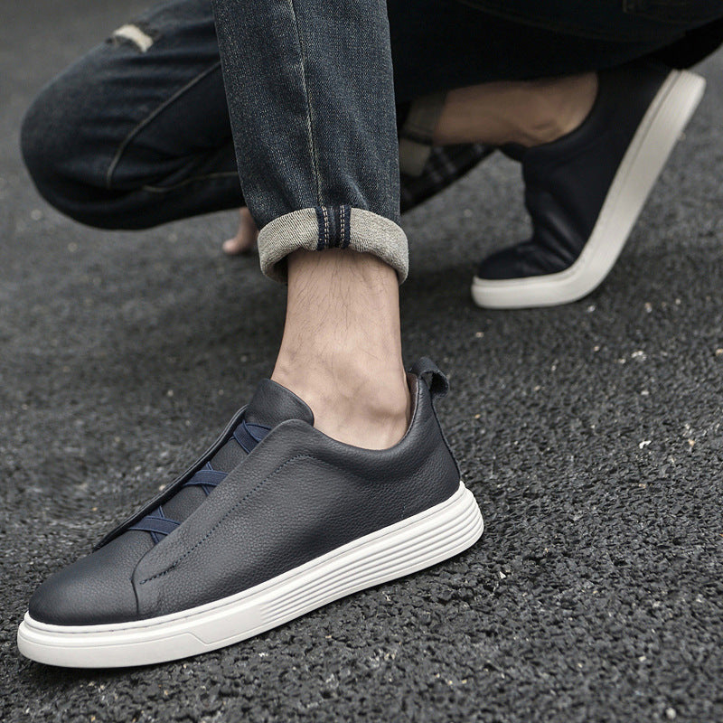 Vanguard – Genuine Leather Loop-Lace Sneakers