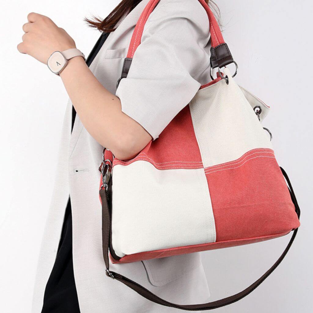 ColorWeave™ Canvas Shoulder Tote
