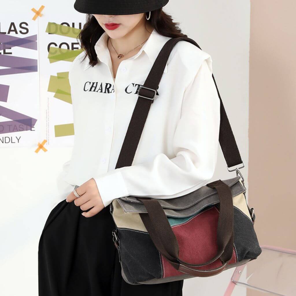 DuoTone™ Canvas Shoulder Bag