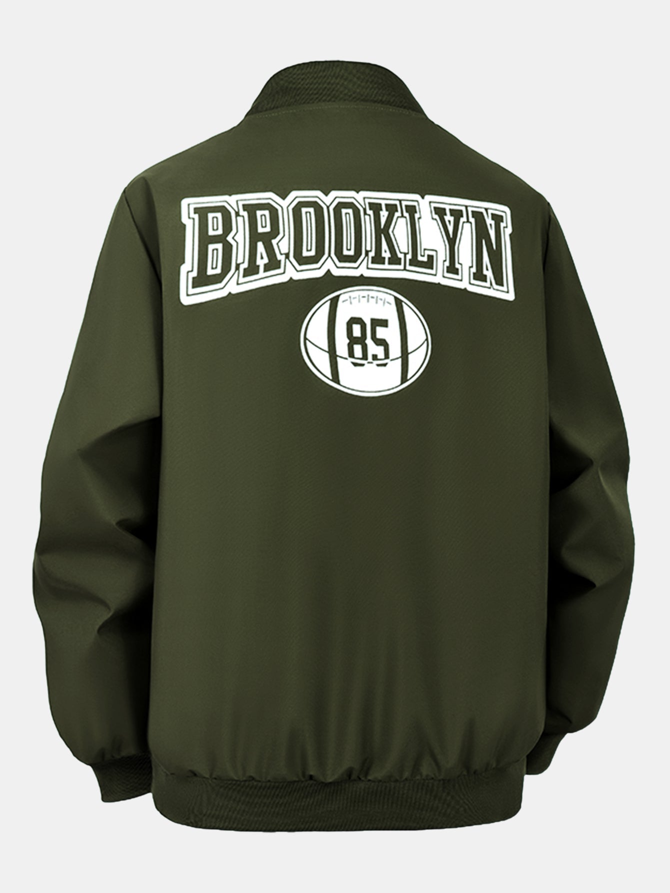 New York Brooklyn Rugby Print Jacket