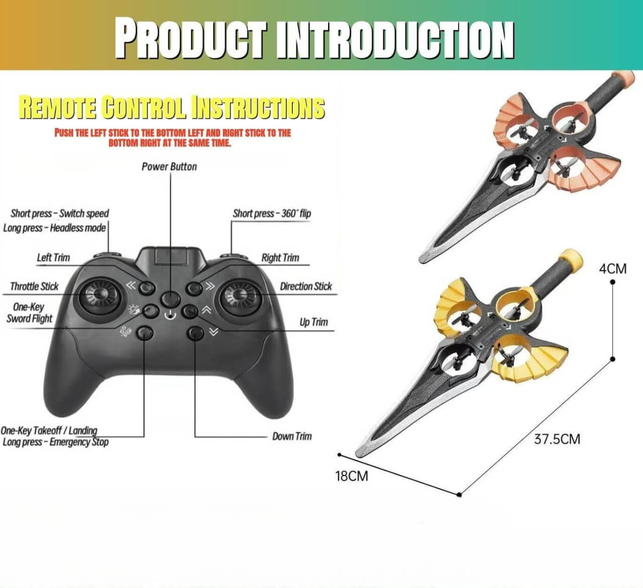 Aerial Sword™ RC Glider