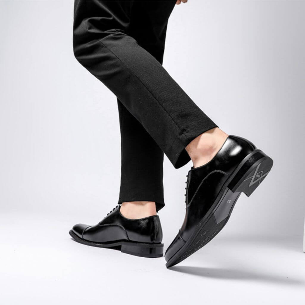 Elevare™ – British Oxford Height-Increase Leather Shoes