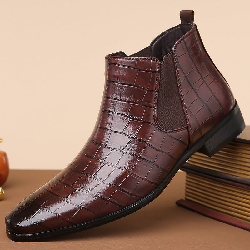 Crocodile Luxe Chelsea Boots