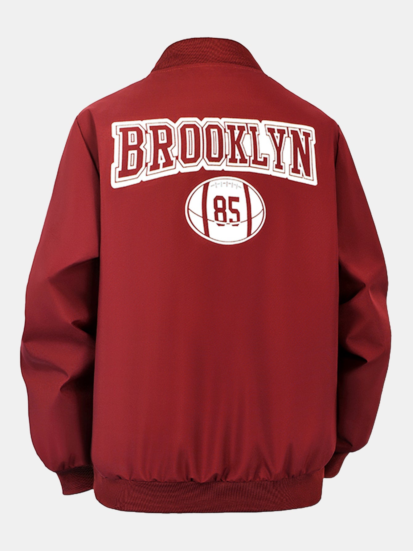 New York Brooklyn Rugby Print Jacket