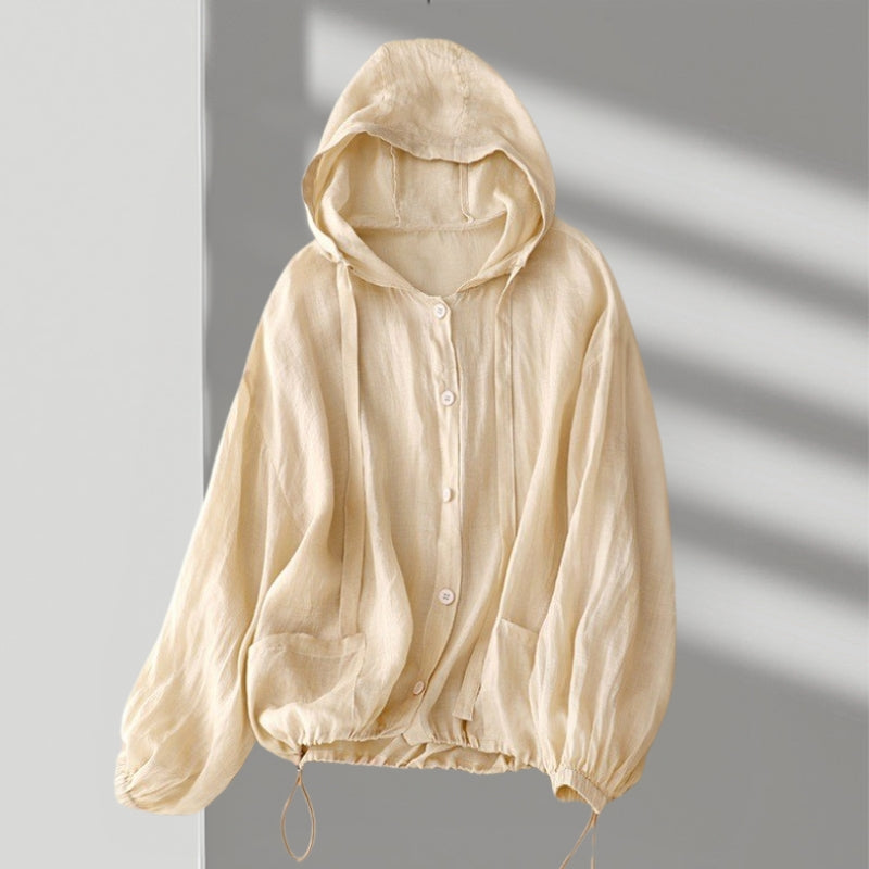 Rumi – Linen Hoodie