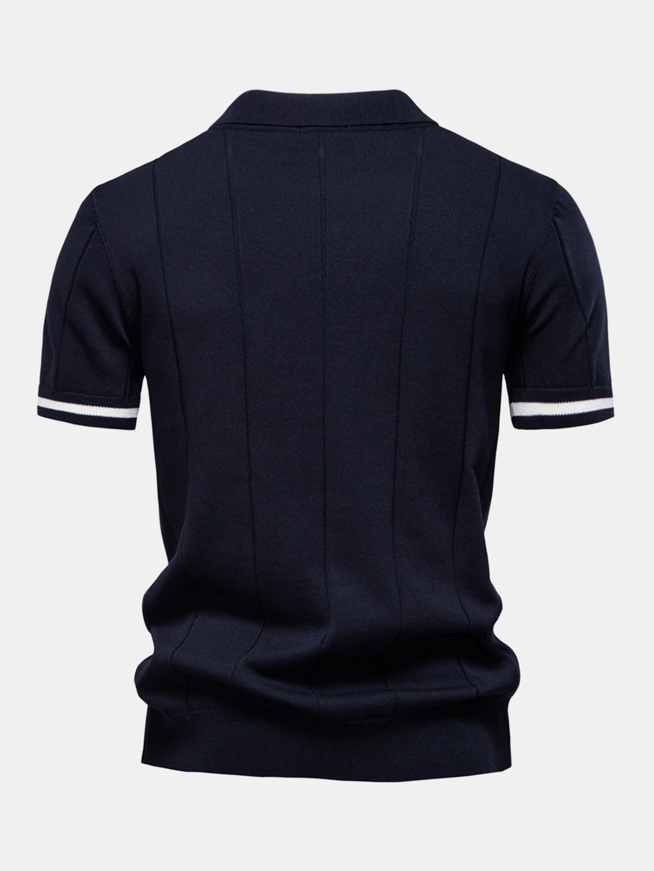 Arlo Contrast Zip Polo Set