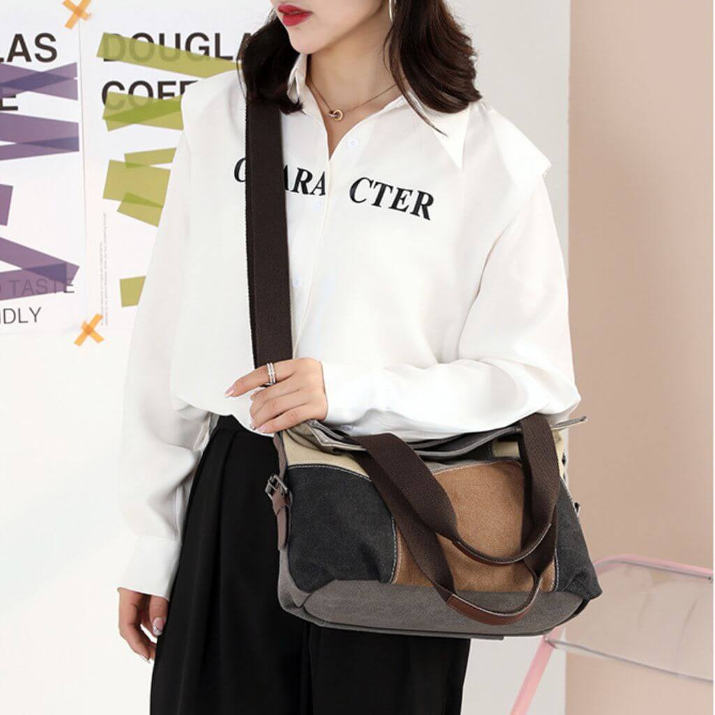 DuoTone™ Canvas Shoulder Bag