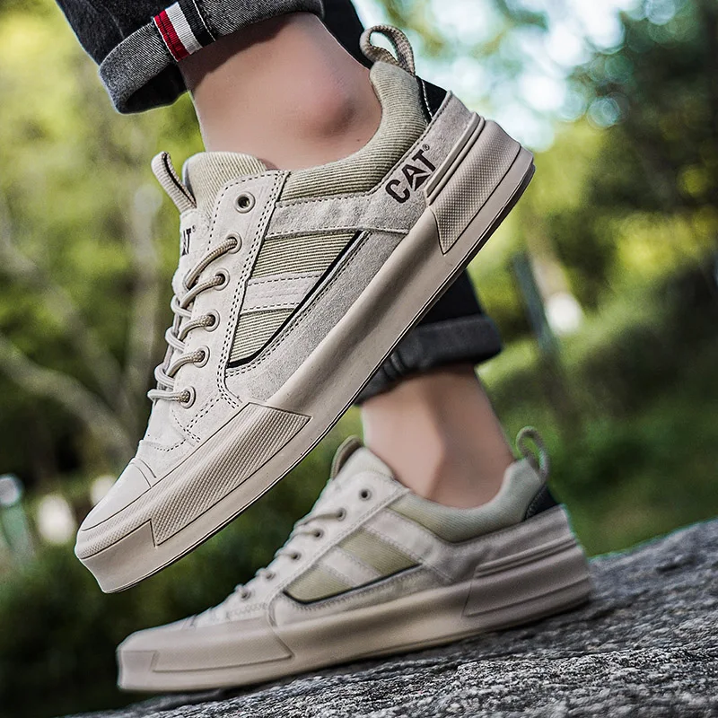 UrbanDrift – Premium Leather Mesh Sneakers