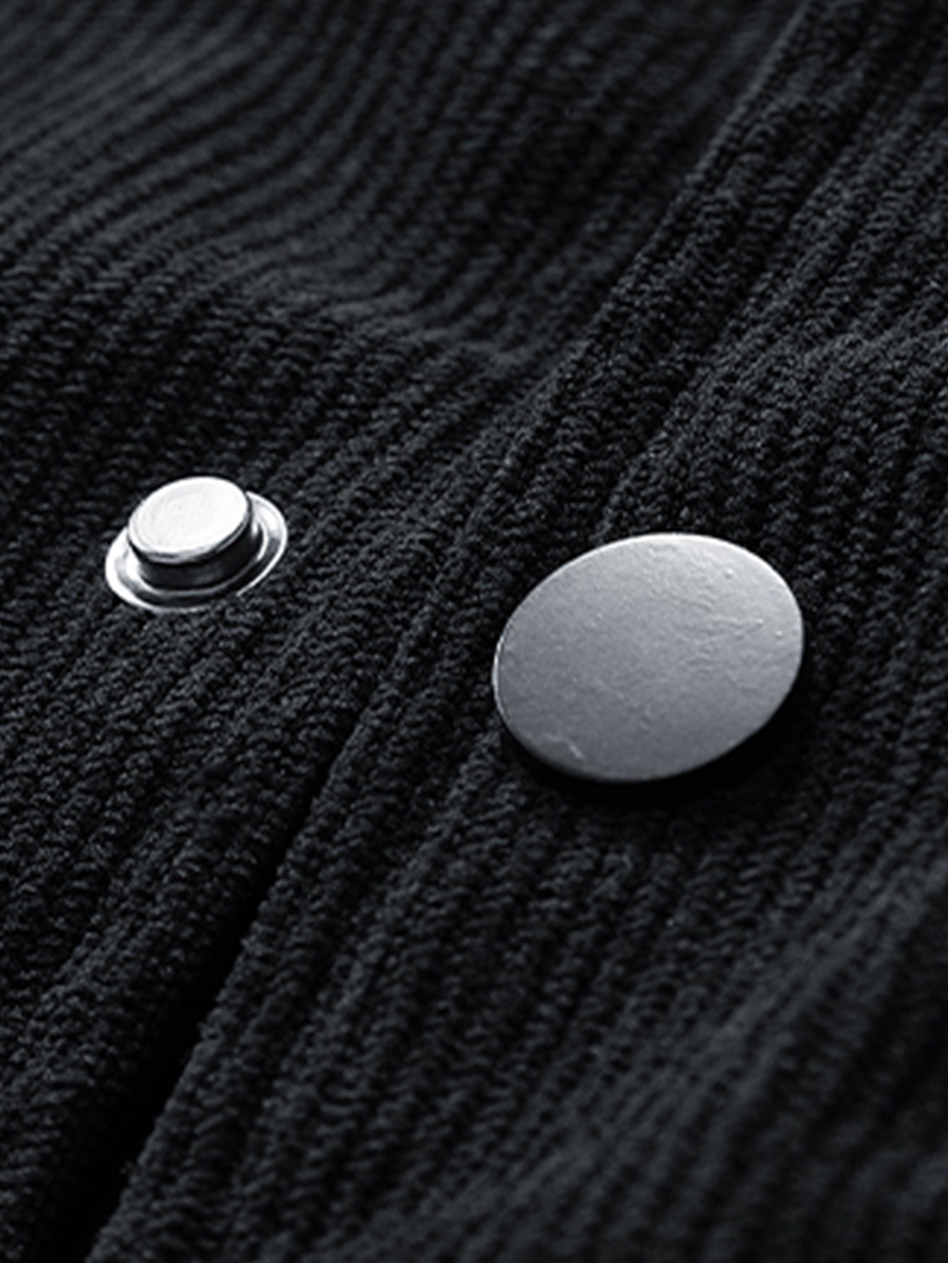 Mountain Embroidery Corduroy Baseball Jacket