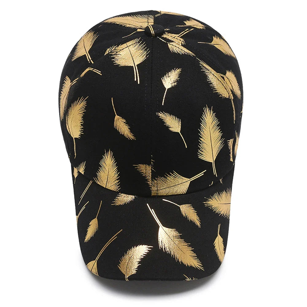 Luxe Feather Cap