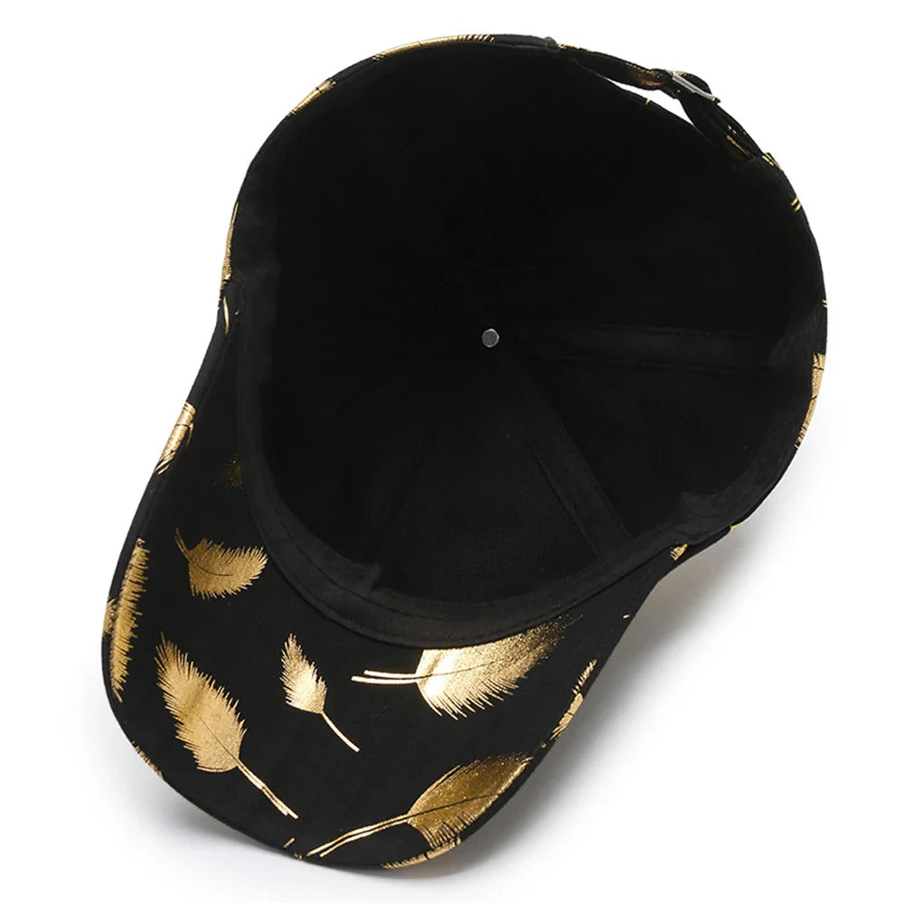 Luxe Feather Cap