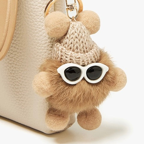 Rabbit Charm Mini Leather Bag