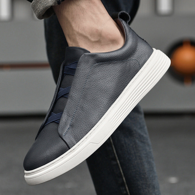 Vanguard – Genuine Leather Loop-Lace Sneakers