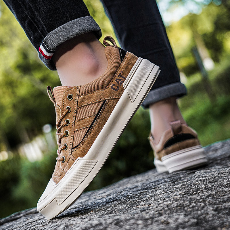 UrbanDrift – Premium Leather Mesh Sneakers