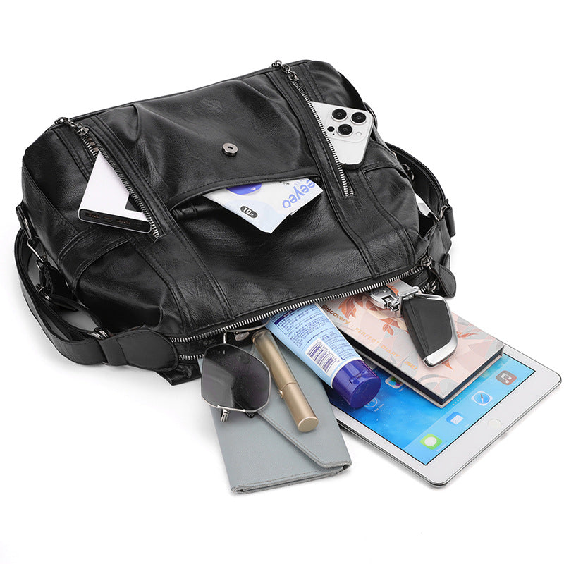 SeoulEase™ PU Shoulder Handbag
