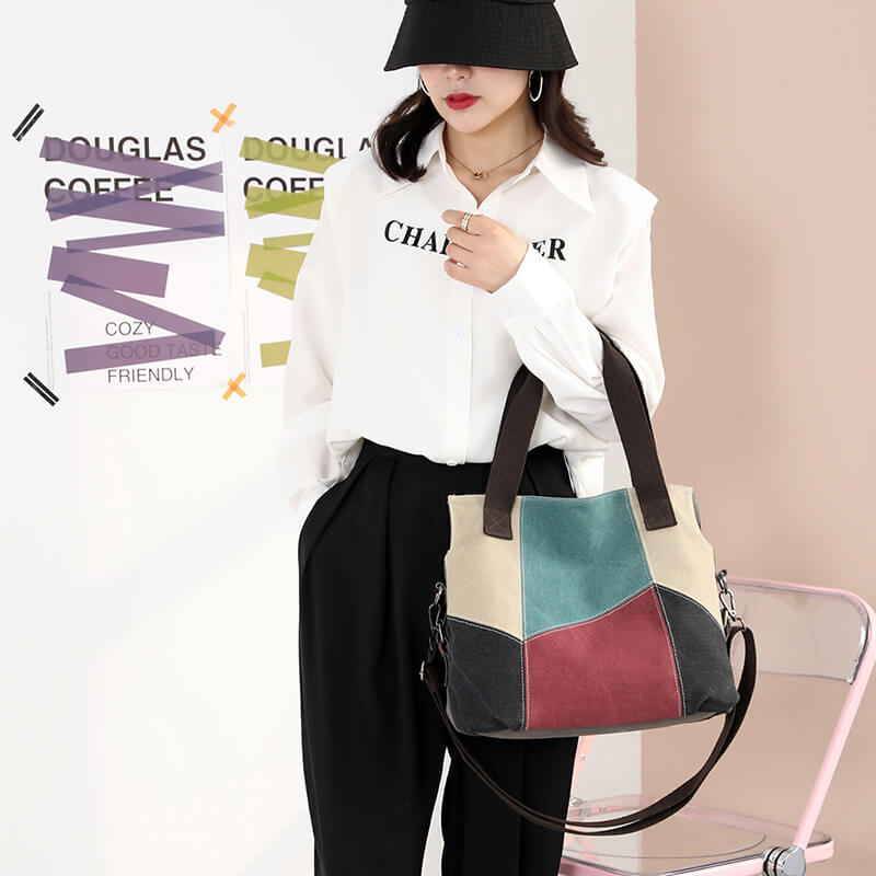 DuoTone™ Canvas Shoulder Bag