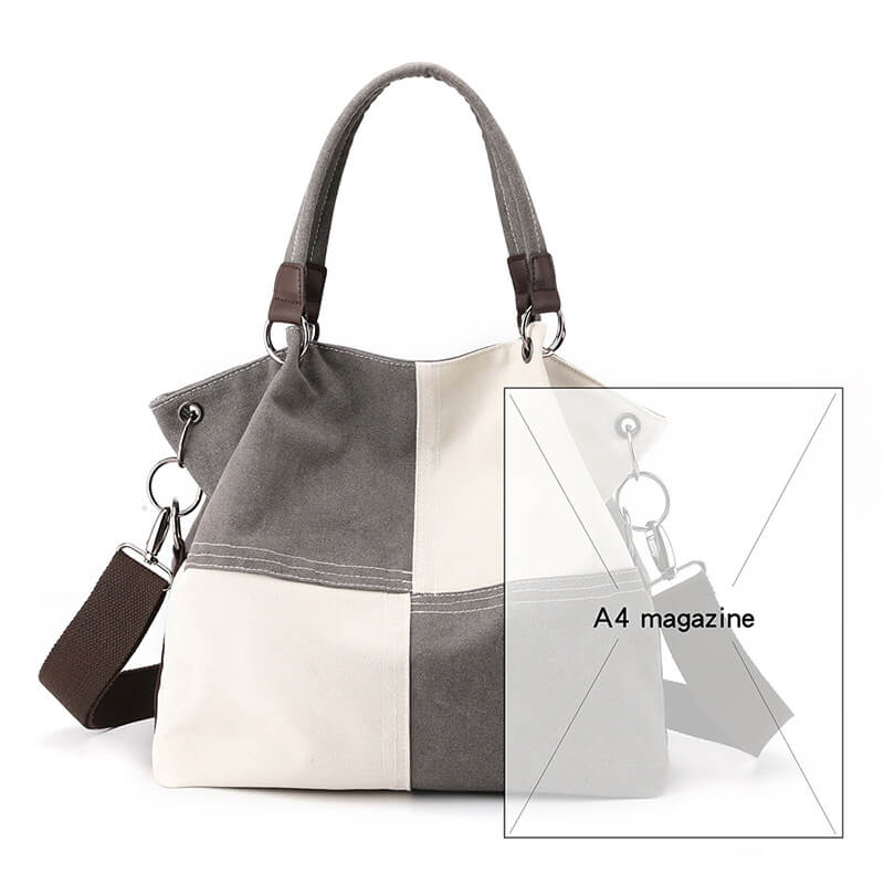 ColorWeave™ Canvas Shoulder Tote