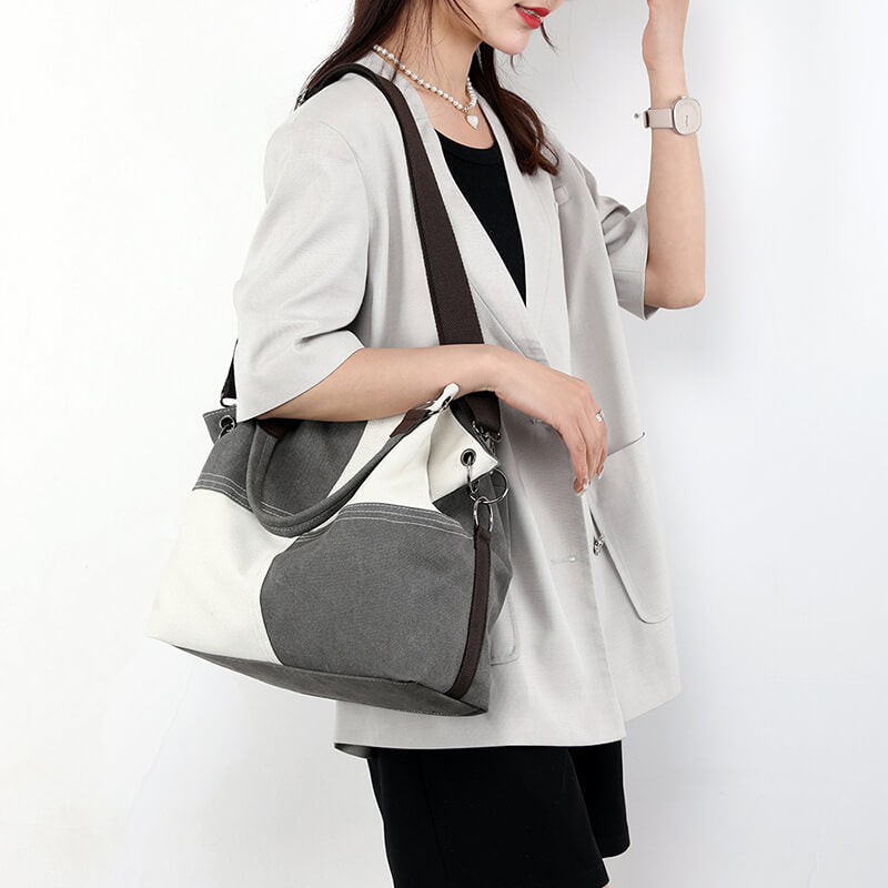 ColorWeave™ Canvas Shoulder Tote