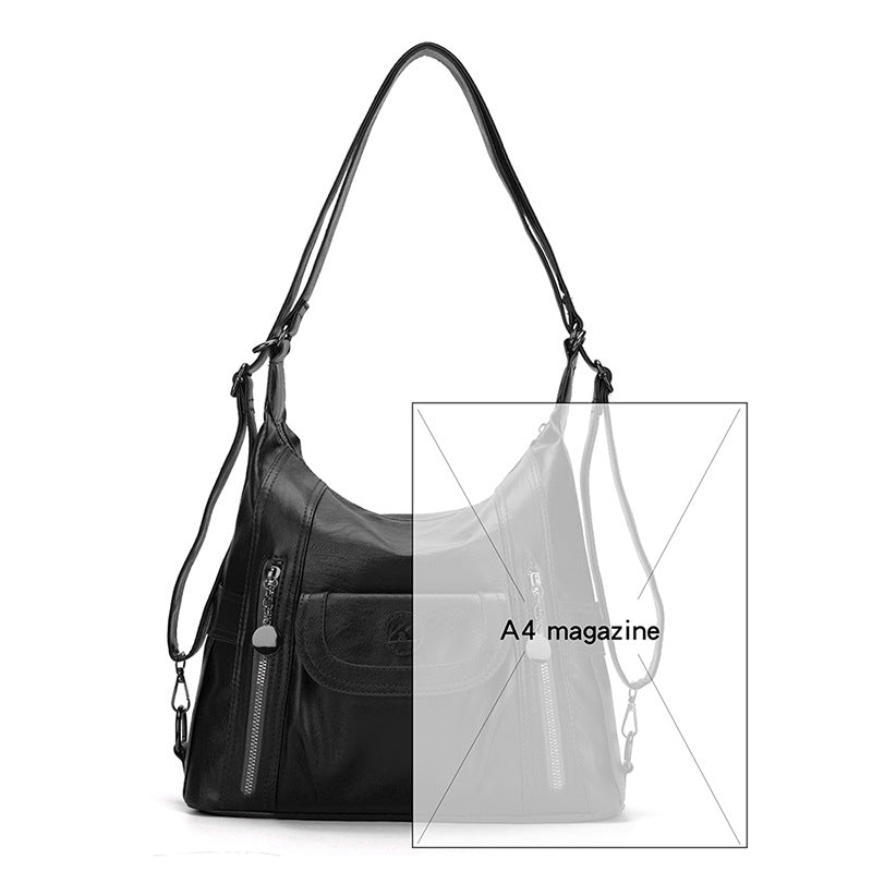 SeoulEase™ PU Shoulder Handbag