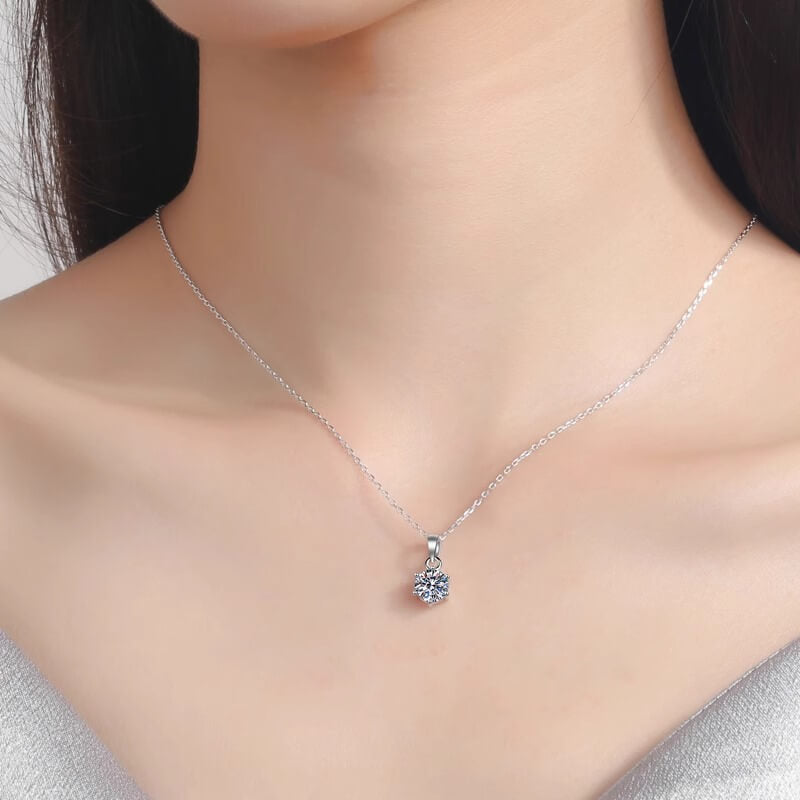 925 Silver Geometric Necklace