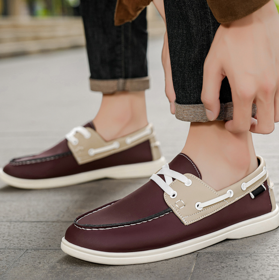 COMFORT BOAT LOAFERS