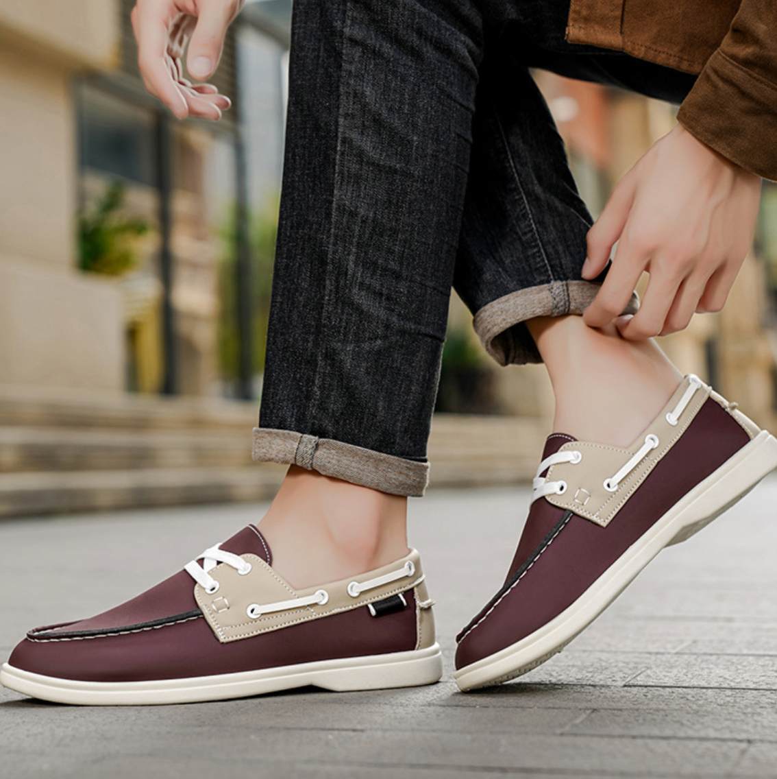COMFORT BOAT LOAFERS