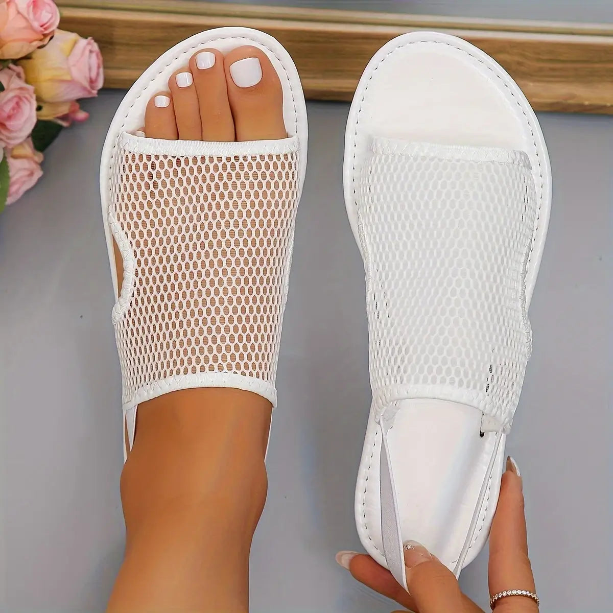 Lily Mesh Sandals