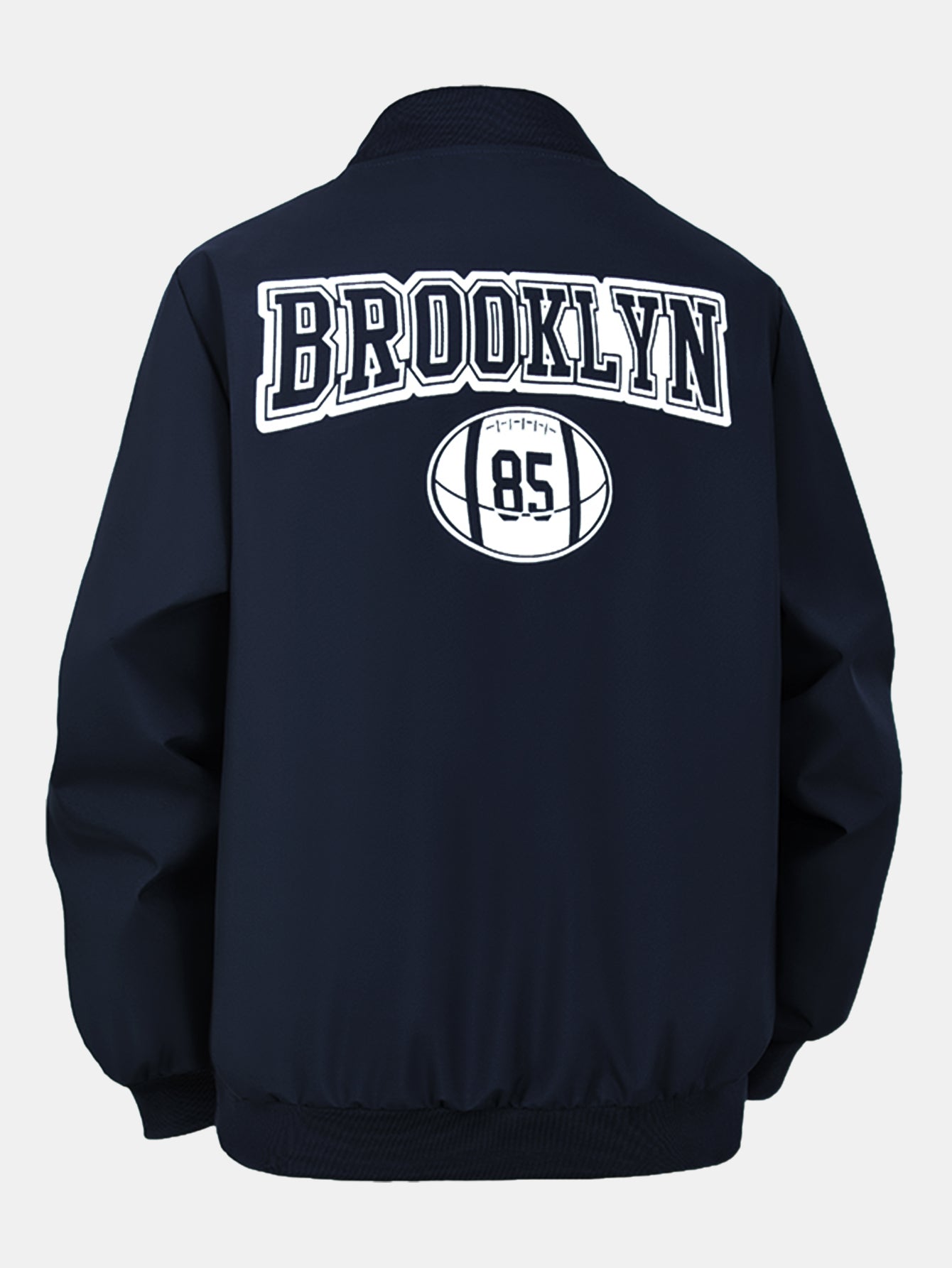 New York Brooklyn Rugby Print Jacket