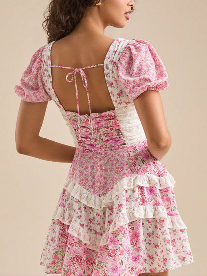 Aderny Floral Mini Dress