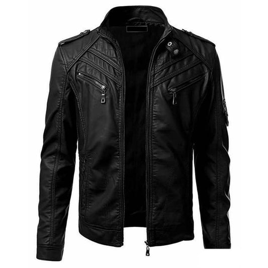 IronVogue™ Rebel PU Leather Jacket