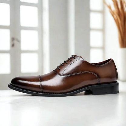 Elevare™ – British Oxford Height-Increase Leather Shoes