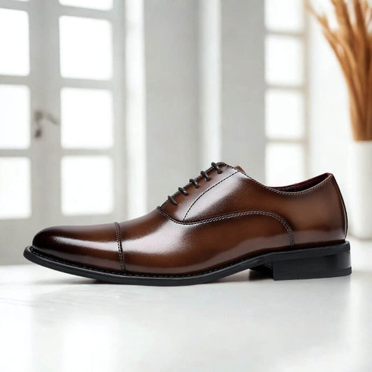 Elevare™ – British Oxford Height-Increase Leather Shoes