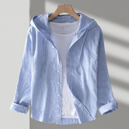 Lumen – Cotton Hooded Shirt