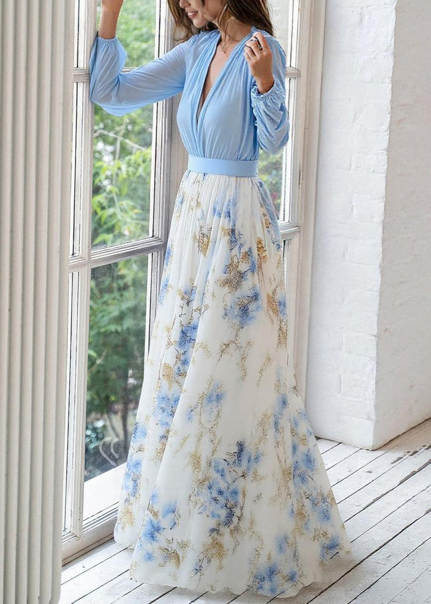 Madeleine - Long Dress with Floral Print