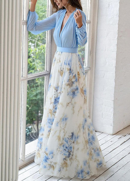 Madeleine - Long Dress with Floral Print