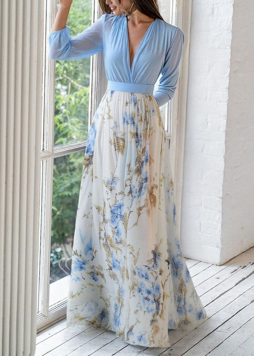 Madeleine - Long Dress with Floral Print