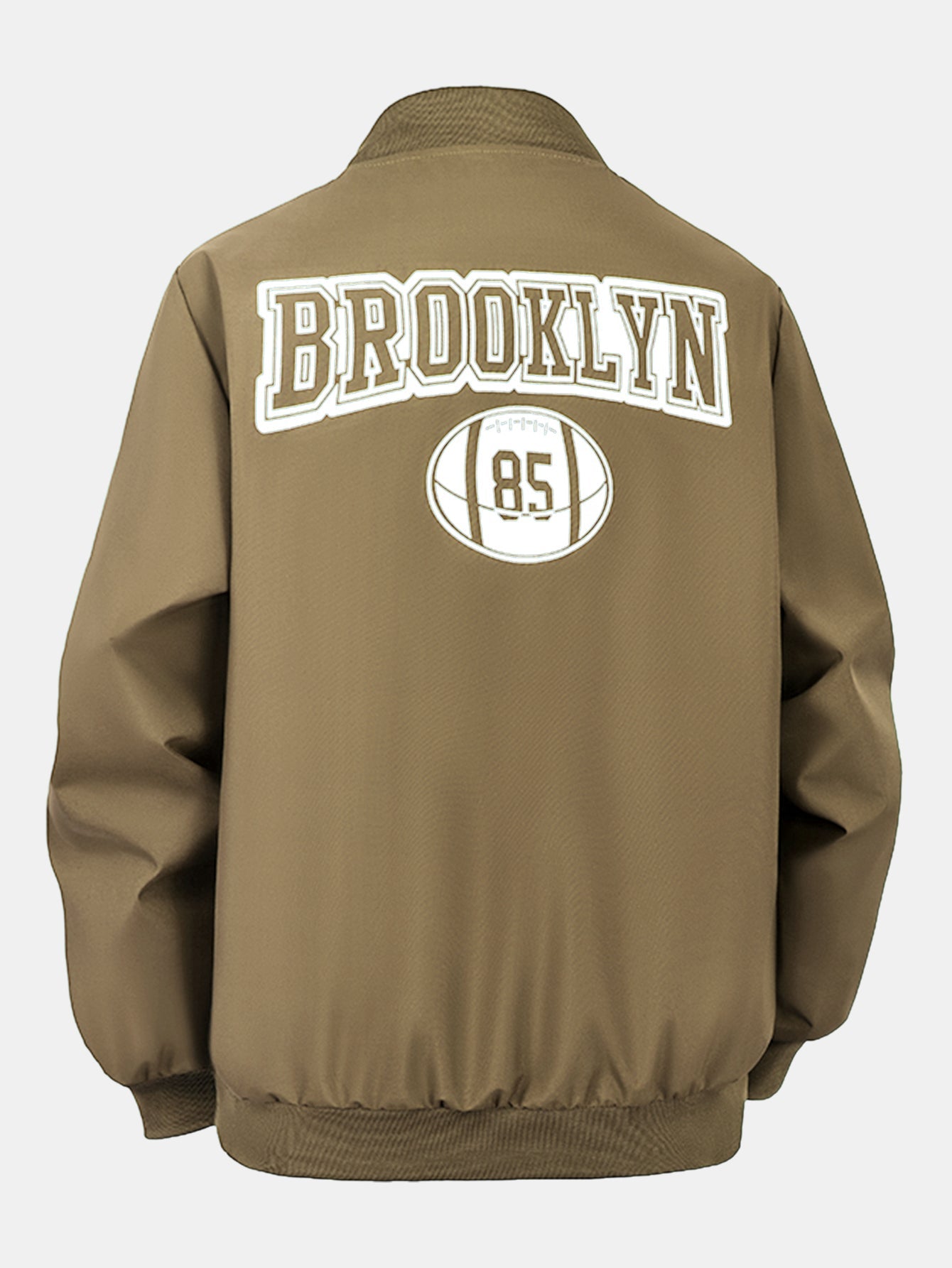 New York Brooklyn Rugby Print Jacket